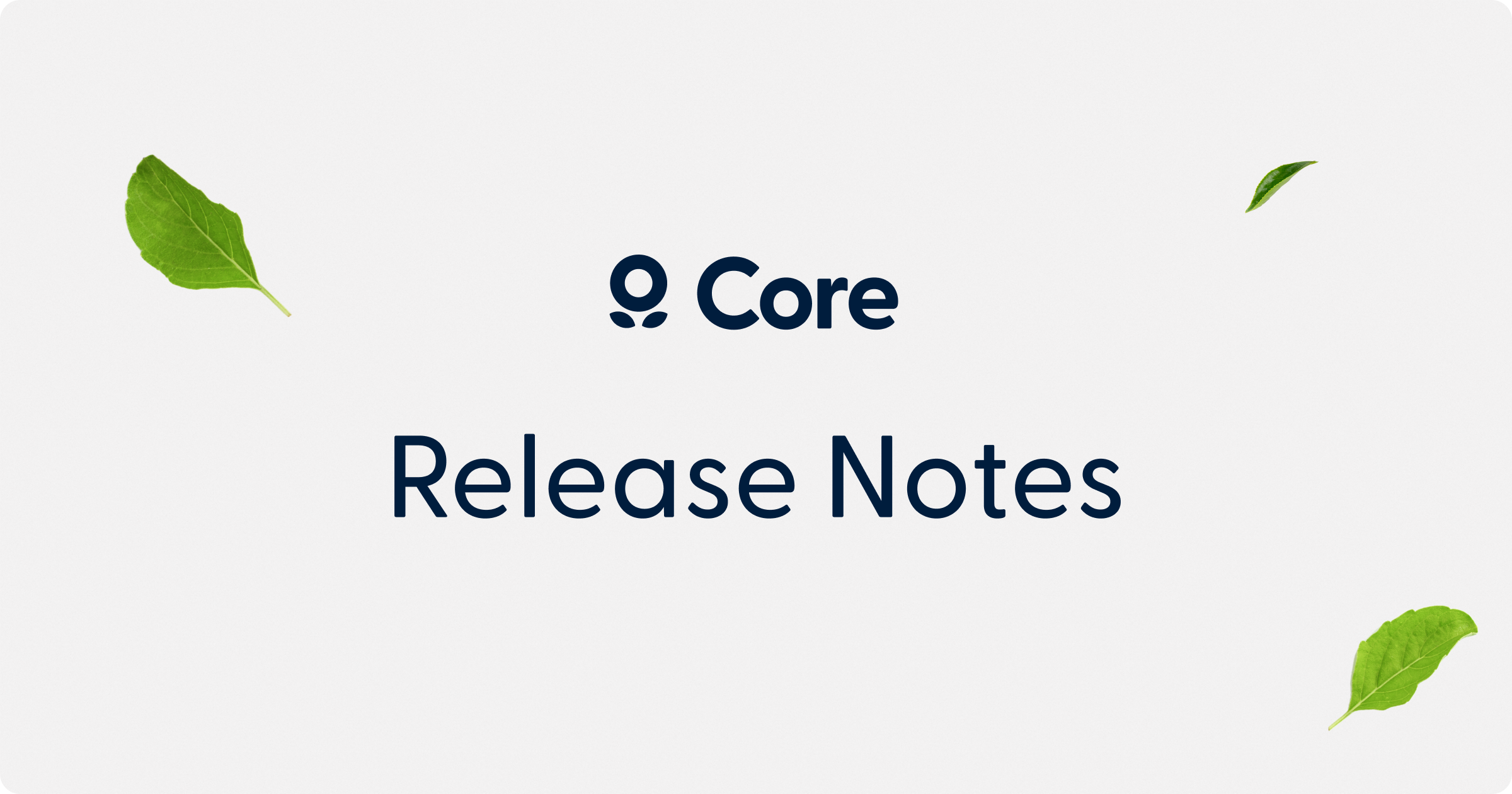 Core release notes preview